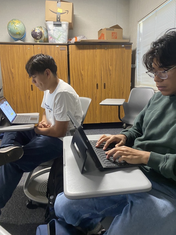 Working on speeches!
