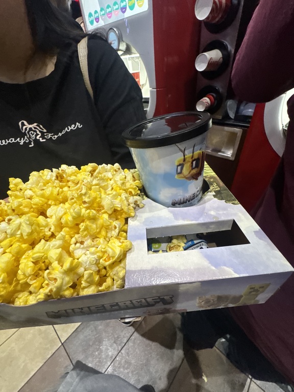 my minecraft snack box @the movies 🥸
