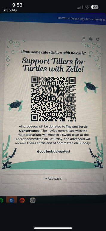 tbt to our fundraiser at THSMUN! Made hundreds to support our beaches