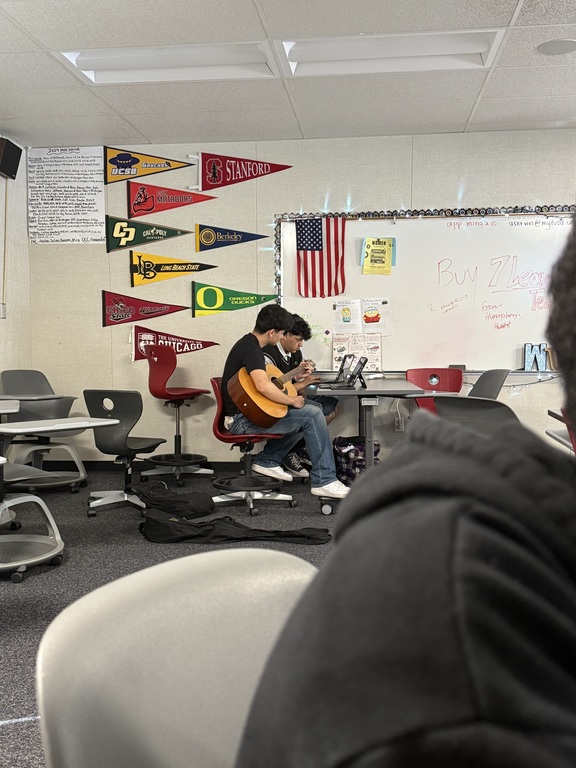 Nick playing the guitar.. MUN has talented musicians #talent #goodmusic