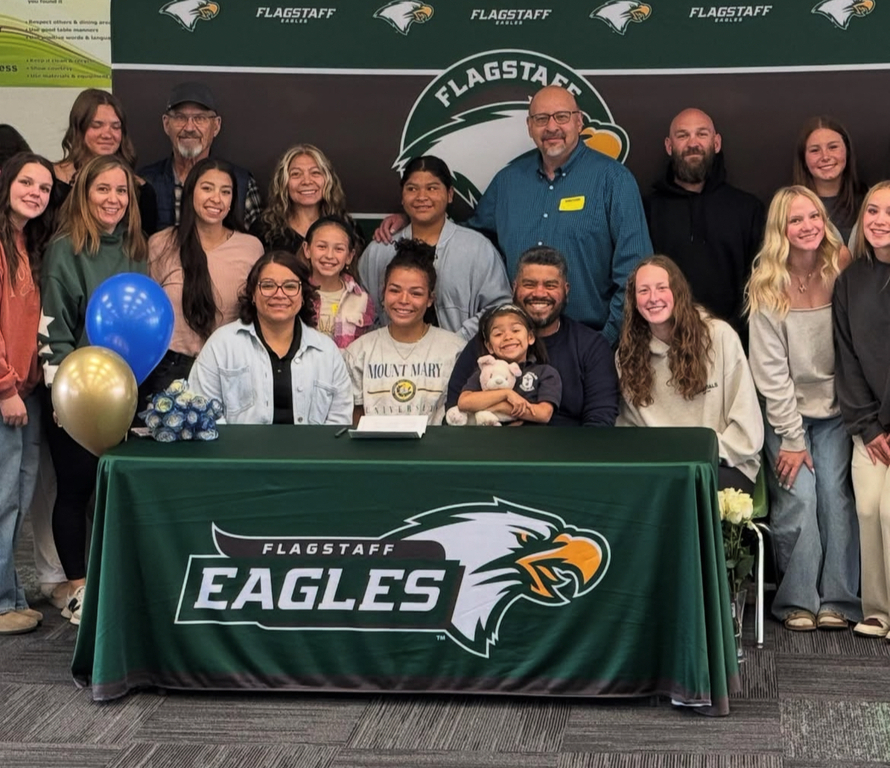 Signed with Mount Mary University!