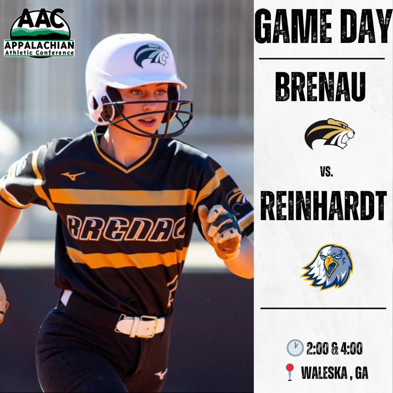 GAME DAY 🥎 BU travels to Reinhardt University for a conference matchup❕