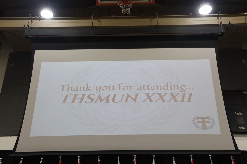 closing ceremony THSMUN 2024
