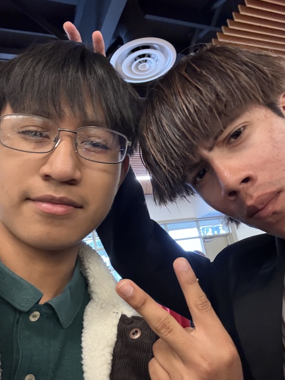 Alan and I at the banquet (I don’t know why he’s trying to mog me 🥀🥀🥀)