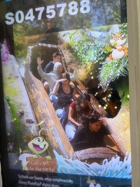 Mel, lily, and I on the tiana ride