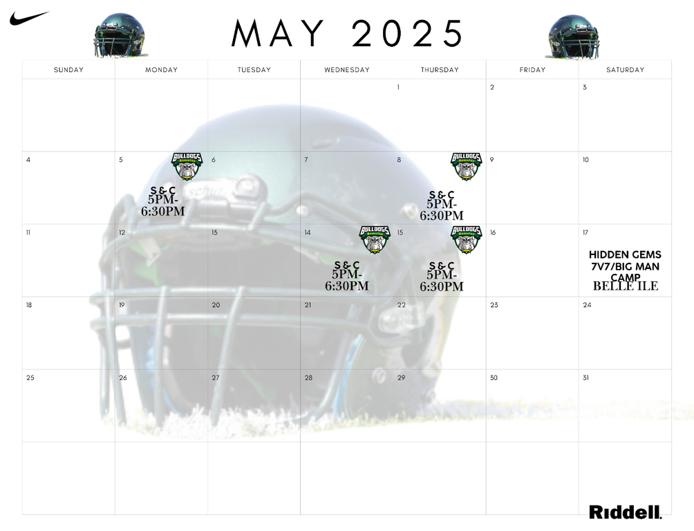May Calendar