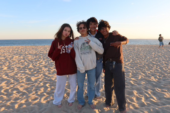 MUN students at the beach