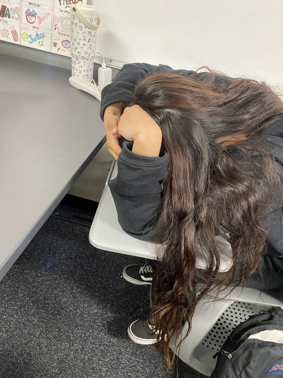 Caught sleeping in class