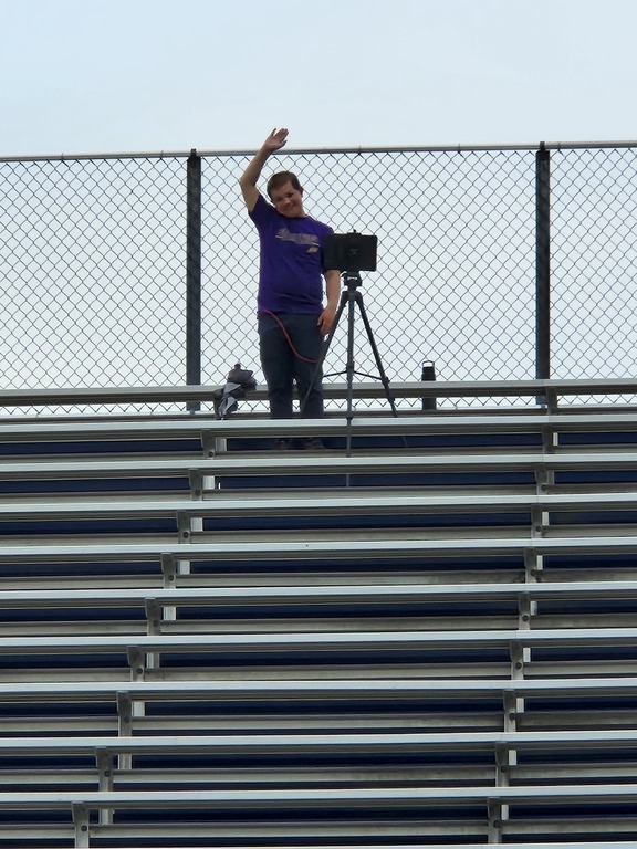 Bradlee ready for some film. You da man!