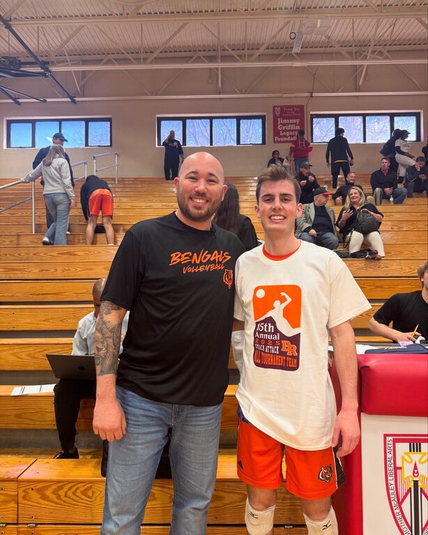Congrats to Senior Captain Nathan Stone on his Brother Rice Volleyball  Smack Attack All Tournament Selection!