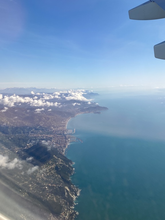 Mediterranean Sea on the way to Genoa