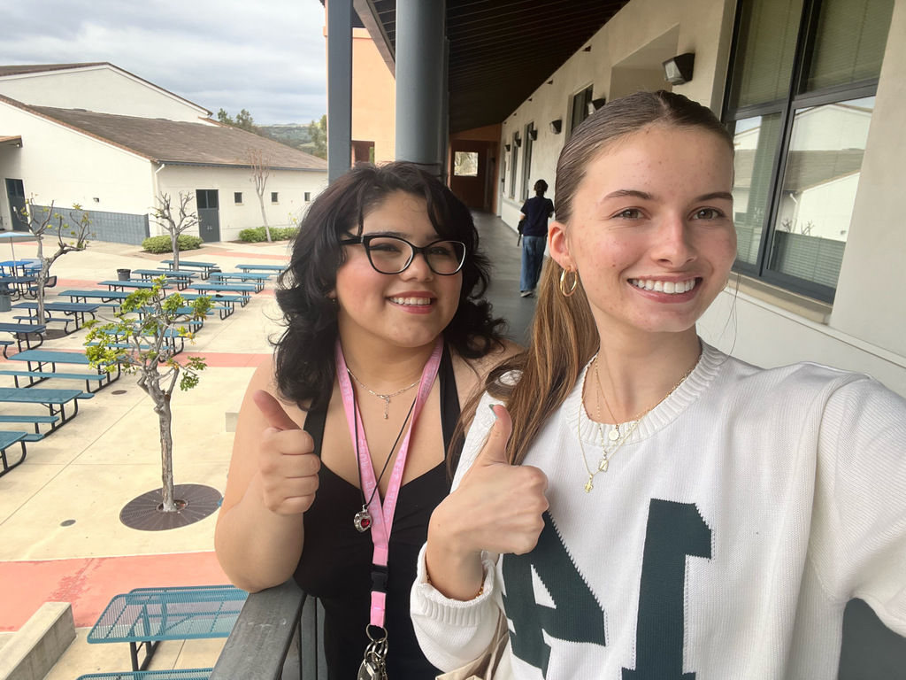 Yamile and I tutoring for our capstone project at Pioneer Middle School