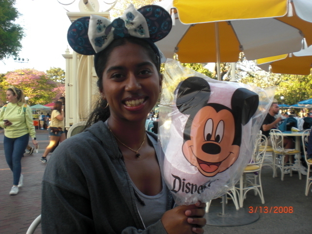 harshini first time at disney