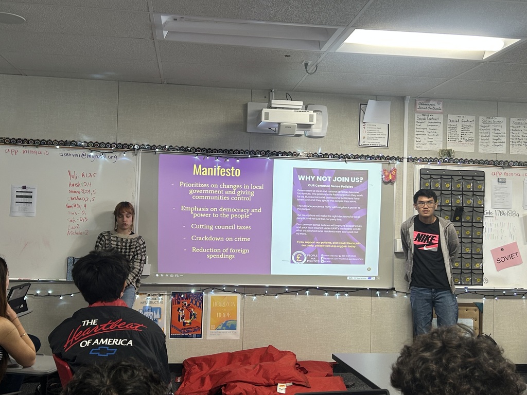 British political party presentation !