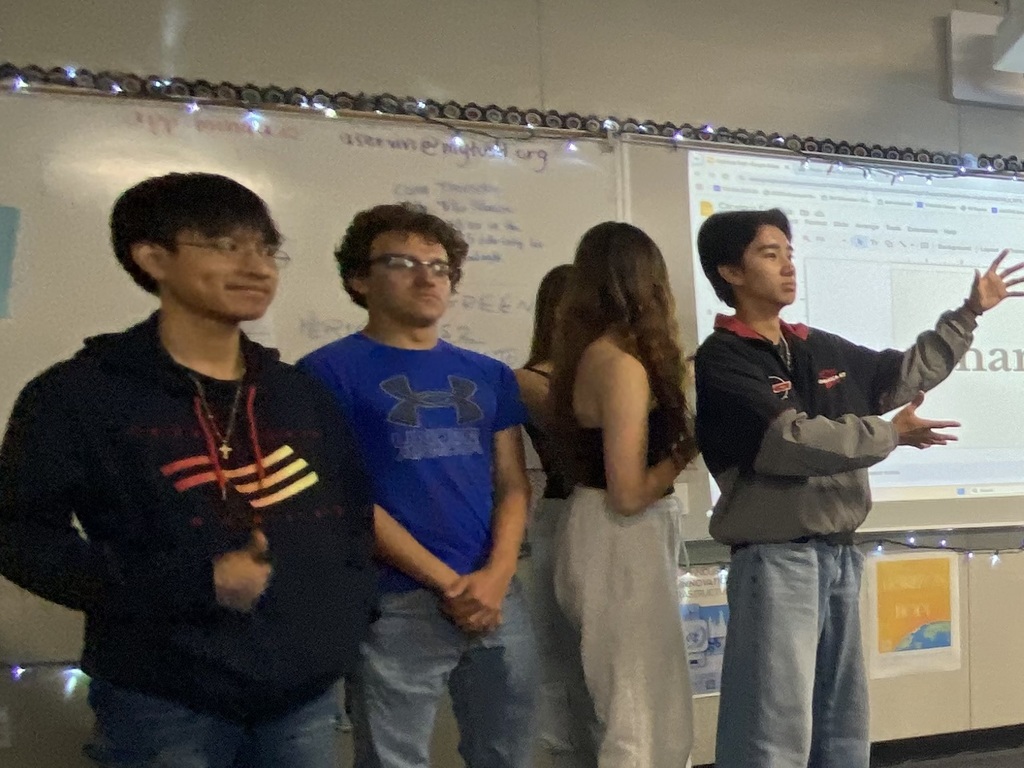 Juniors of Tillers for Turtles presenting (we knew what we were talking about)