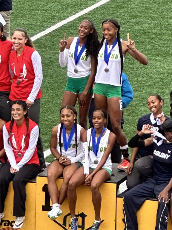Girls 4x100 relay are CIF Champions!!