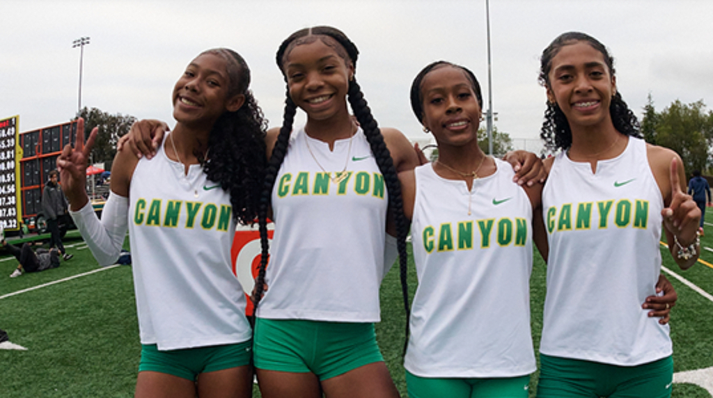 Congratulations to our girls 4x400 relay team as they are advancing to the State Championships!! Yesterday they lowered their school record to 3:45.91!!