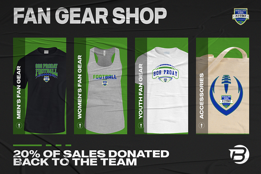 Your store is live! Shop your Fan Gear here: https://stores.blastteamgear.com/808PDF365HI/shop/home