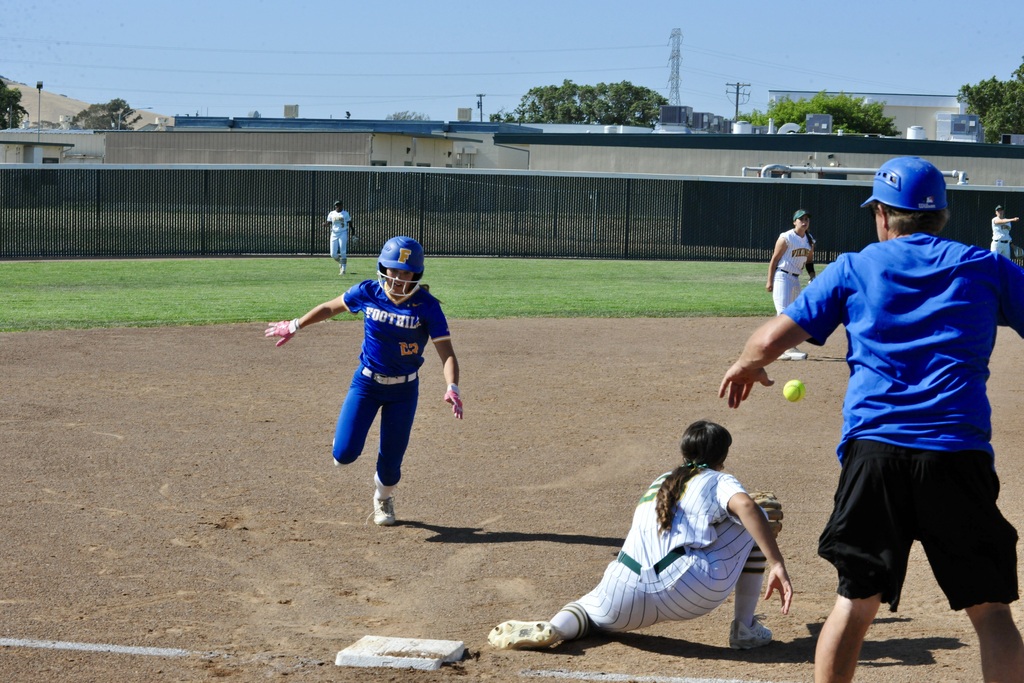 THE THROW FROM MIA, FROM LEFT FIELD RIGHT ON TARGET TO THIRD BASE DAISY.