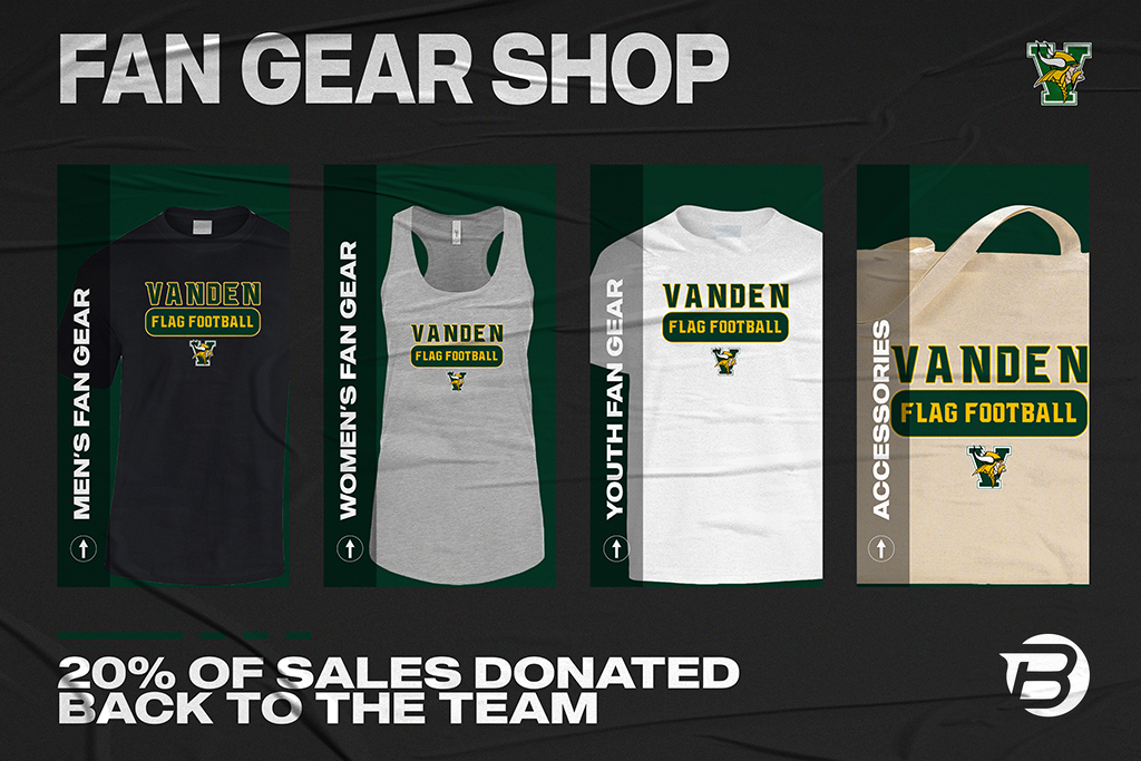 Your store is live! Shop your Fan Gear here: https://stores.blastteamgear.com/VGFLF365CA/shop/home