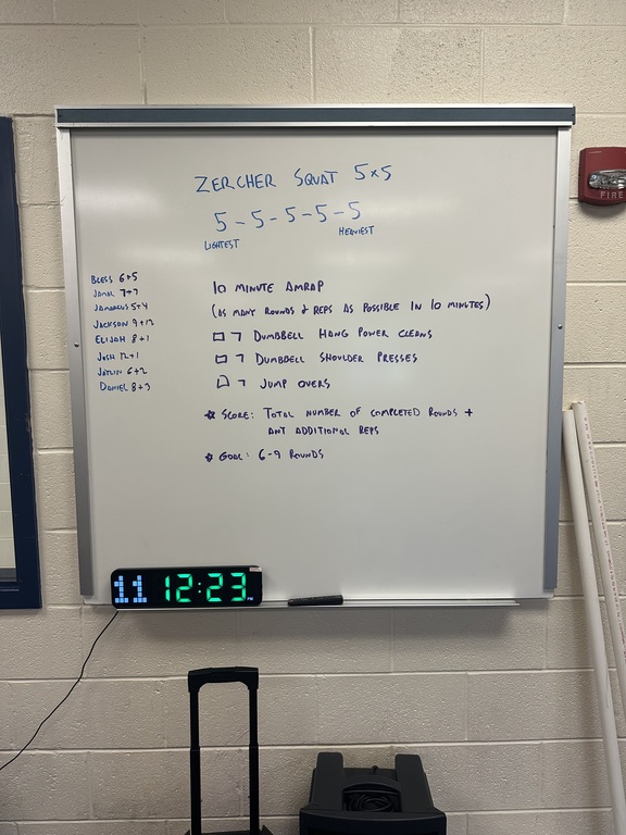 Nice work today.