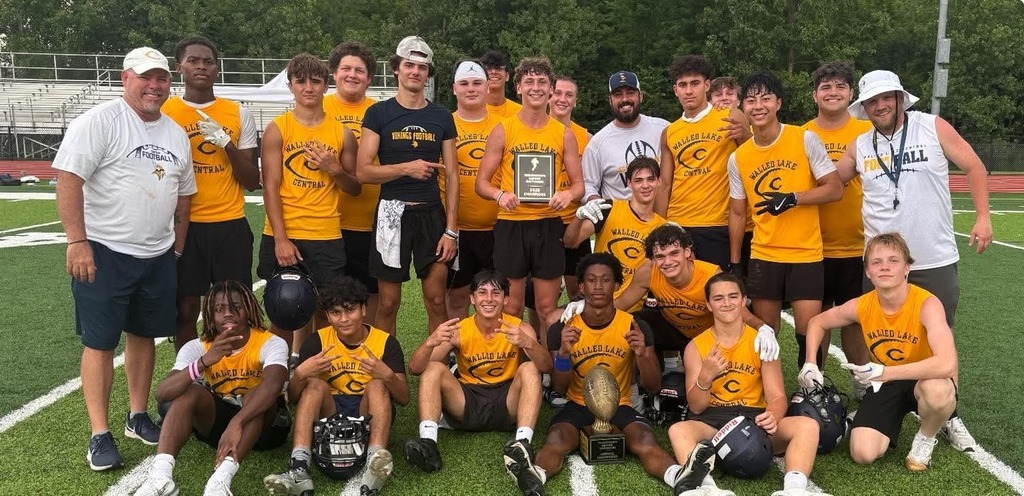 Our Vikings know that with hard work comes success. This week our student athletes were 7 on 7 Champions at the “Throwdown Before Shutdown“ at Plymouth High. They out performed 11 other area schools to take home the Championship plaque. Great job team! Le