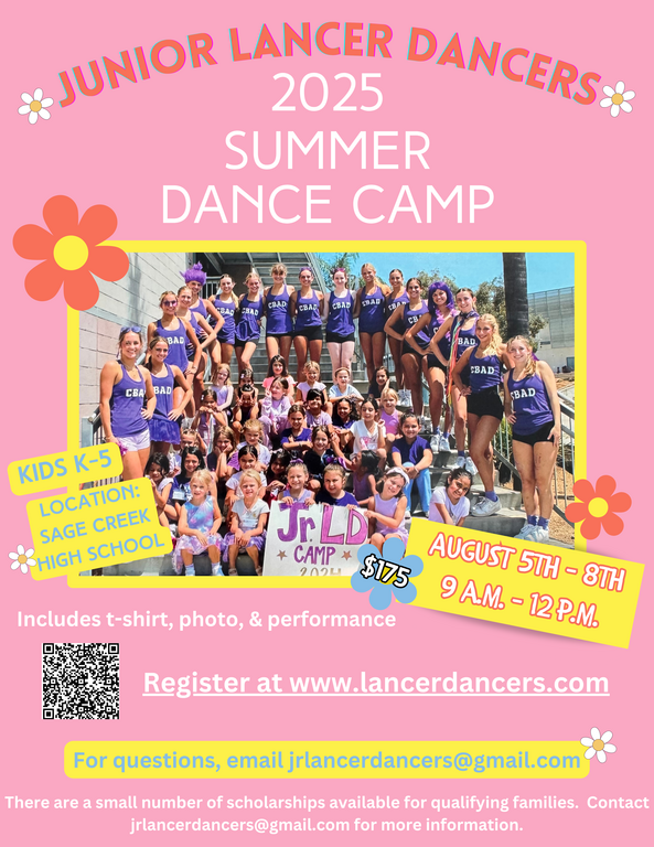 Junior LD Camp, sign up today!