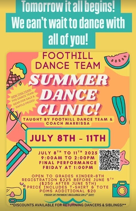 FHS DANCE 2025 SUMMER CLINIC