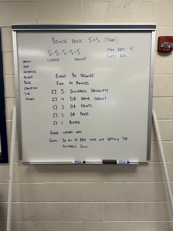 Nice work today.