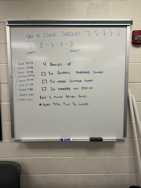 Nice job today.
