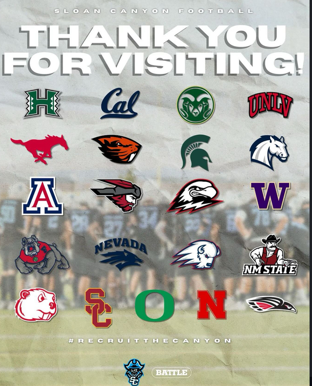 Thanks to all the College teams that stopped by this season!