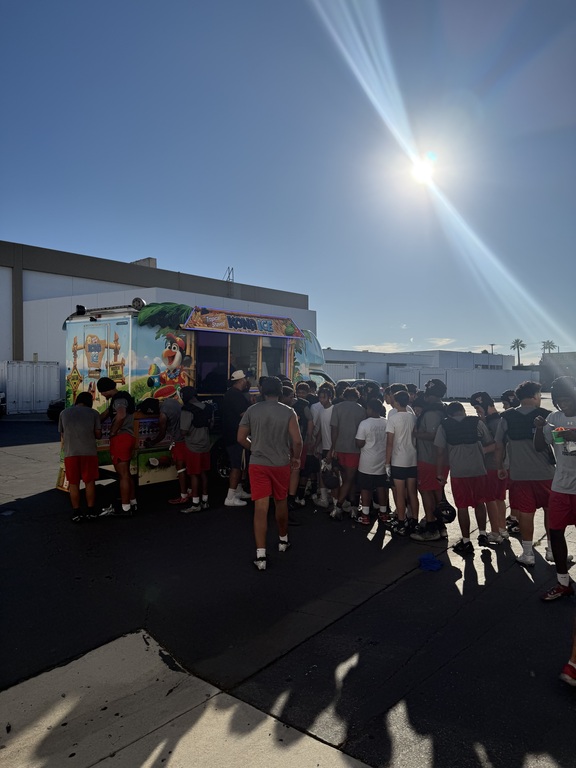 The boys earned some Kona Ice after practice yesterday. Summer ball is coming to an end, and the season is upon us!