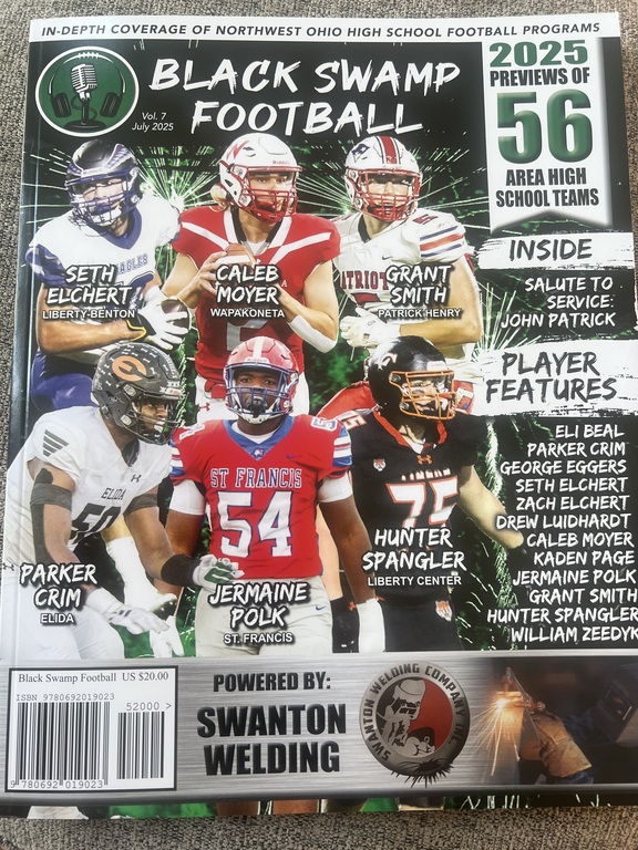 Thank you to Black Swamp Football for having us on the preseason show today to talk about our program. Make sure to grab one of their magazines, always means football season is here once it comes out!