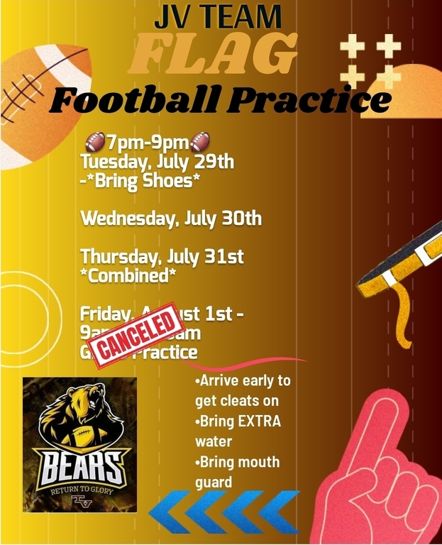 JV📢 NO PRACTICE FRIDAY 📢