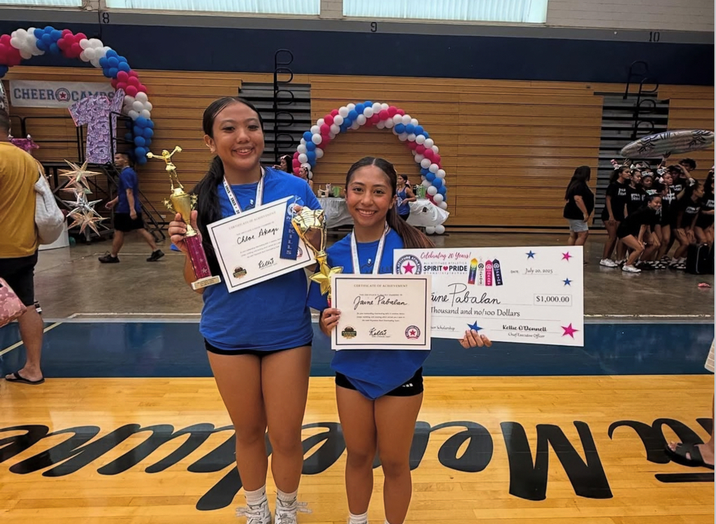 Congratulations Chloe and Jaine!
PC: Moanalua Cheer IG