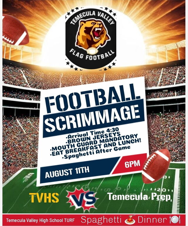 Good morning! If you haven't received a uniform, your coach will have them at the field. Have a great weekend! 🏈