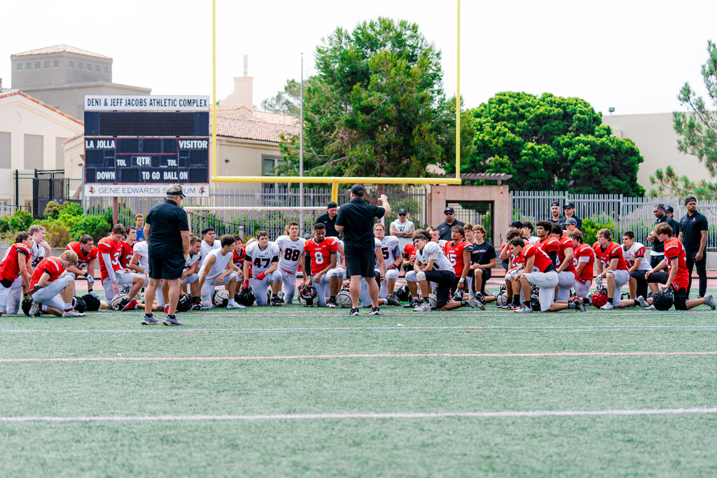 Team scrimmage ✅ Next stop: Mount Carmel. 4 days ‘til kickoff!