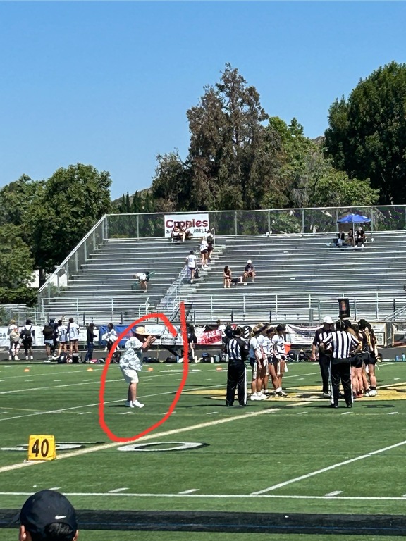 The booster club hired Mr. Bateman to be our photographer, he did our inaugural season for free, and we hired him for our second season. We are happy to hire him again for this season. He is also a teacher at our school and teaches digital photography and