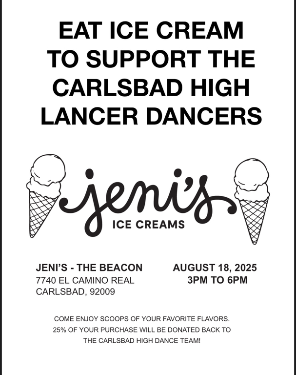 Come out to Jenni’s Ice Cream August 18th from 3-6 pm!
