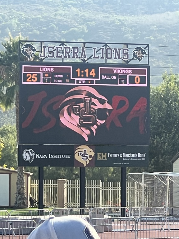 Halftime - Lions 25, Vikings 0