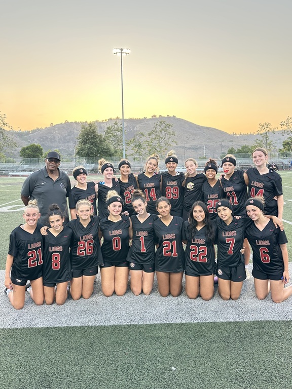 JSerra Lions JV first flag football game - way to bring it girls!
