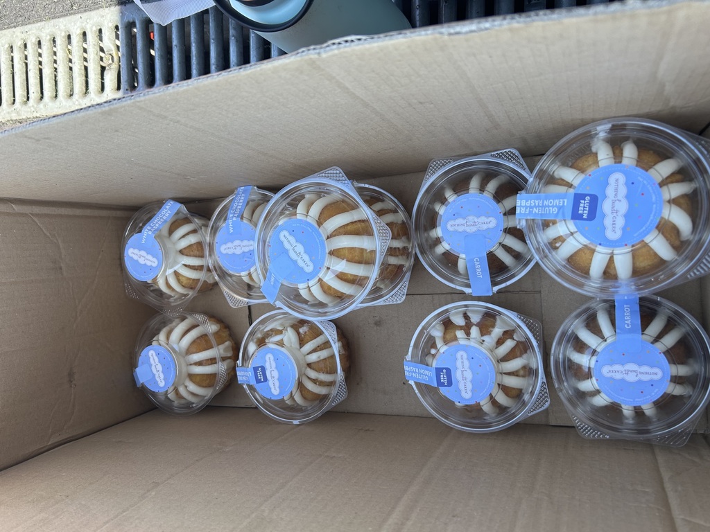 Thank you to our banner sponsor Nothing Bundt Cakes for this after game treat. (I’ll get a better picture next time)