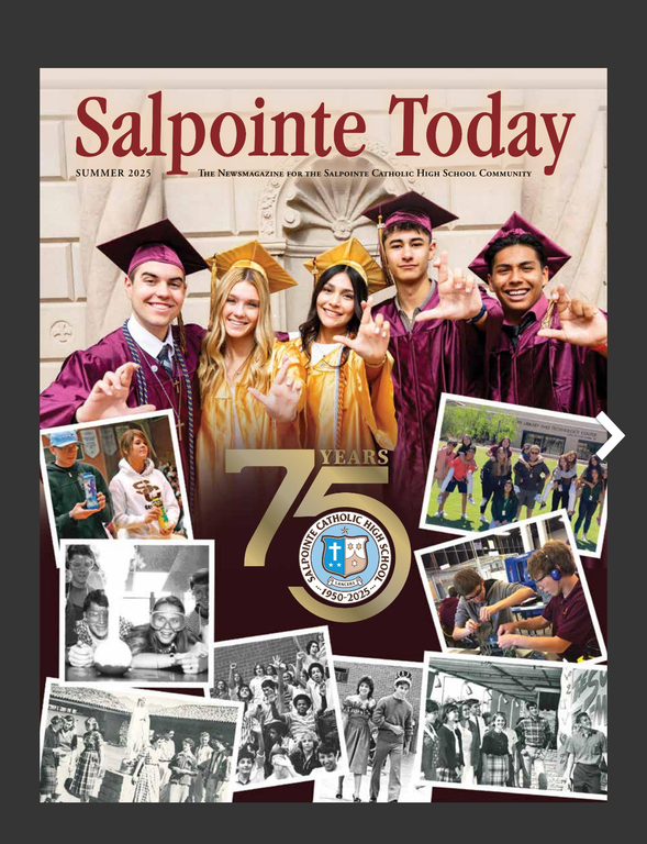 Kicking off the school year with the release of the 2024–25 edition of Salpointe Today! Explore features on Kairos, our Strategic Plan, Wellness, Sports Hall of Fame honorees & more.
Read now at: https://issuu.com/salpointecatholichighschool/docs/salpoint