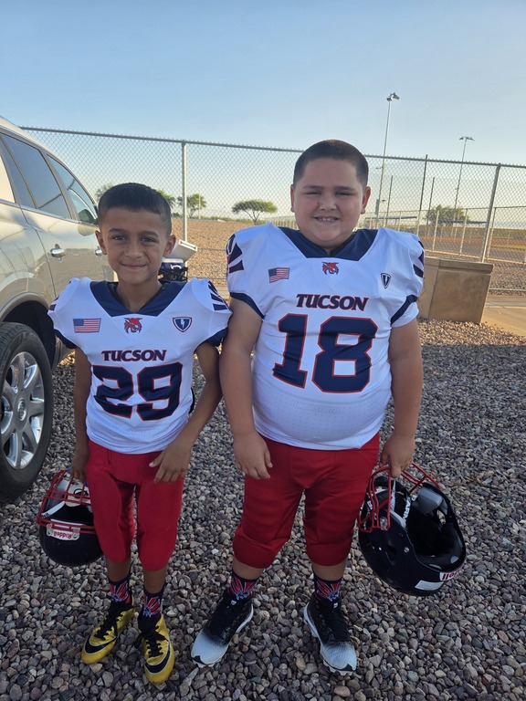 The Huber boys before the win!
