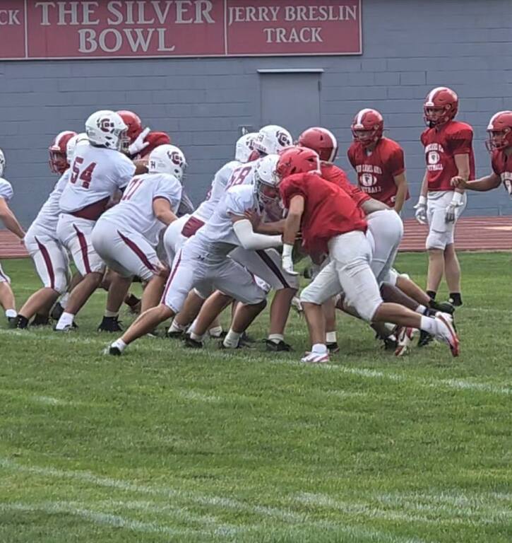 Scrimmage against the tornados at the Silver Bowl T -6 days until 2025 season opener! ROLL TIDE!