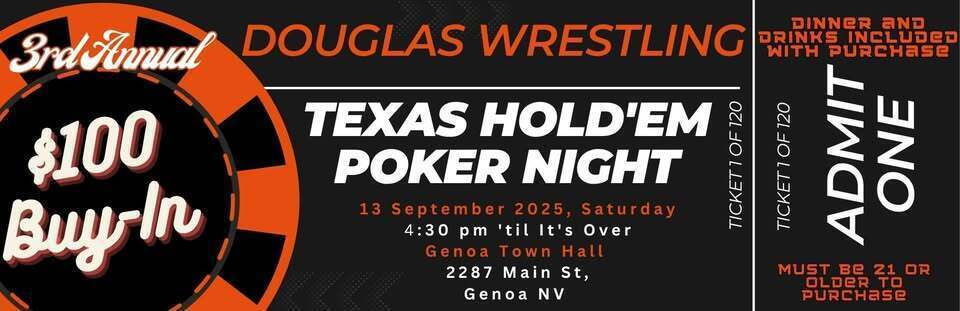 Now Selling Poker Tickets!