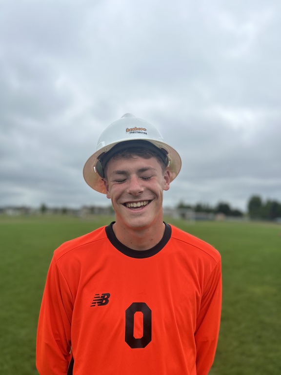 Game 1 Varsity Hardworking Hard Hat winner.  
Asher Barz-   Junior GK,  outstanding performance vs TCSF,  several timely & high quality saves in a 1-1 draw.