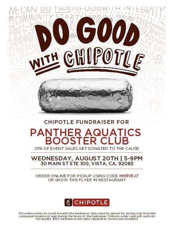 Today after practice! Come to Chipotle after practice for a season kick off launch!