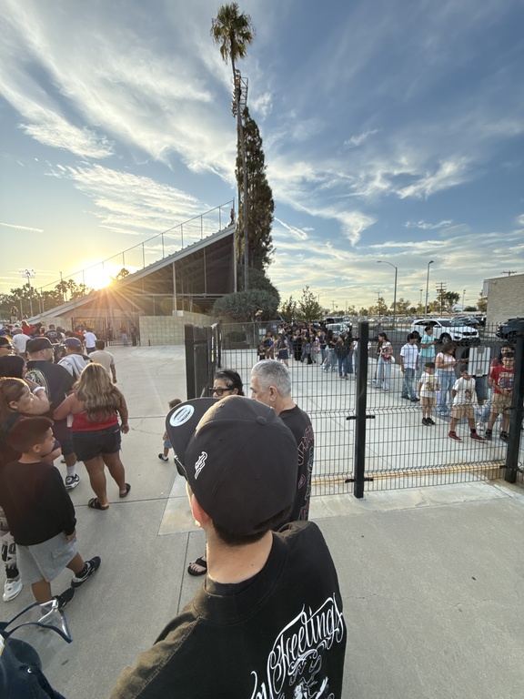 Line around the corner for tonight’s high school football kickoff