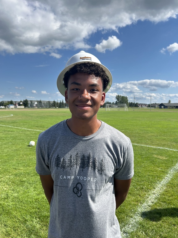Game 3 Varsity Hardwork Hard Hat winner,  Senior Captain Nathan Davis some tidy work keeping our backend clean in a 3-1 win @ Swan Valley!   Wtg Captain!